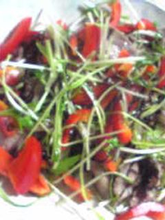 豚肉と水菜の塩昆布炒め-レシピのメイン写真
