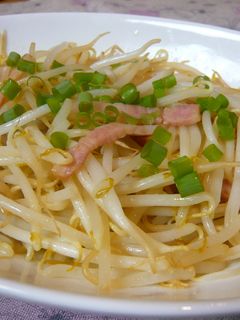 ぽん酢deもやしとベーコン炒め-レシピのメイン写真