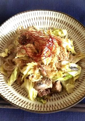 キャベツと鯖缶のパスタ-レシピのメイン写真