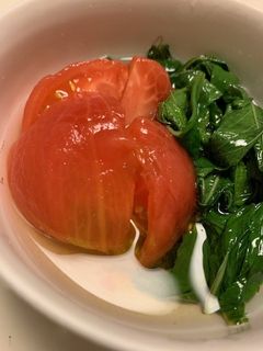 モロヘイヤとトマトのおひたし-レシピのメイン写真