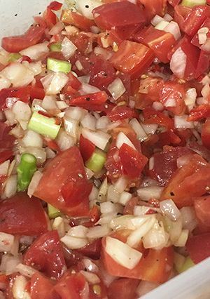 会津完熟トマトの野菜たっぷりサラダ-レシピのメイン写真