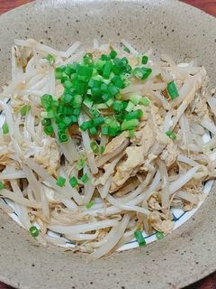 副菜 材料2つ!もやしの卵とじ-レシピのメイン写真