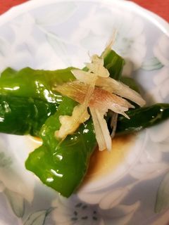 簡単!甘唐辛子の揚げ浸し-レシピのメイン写真