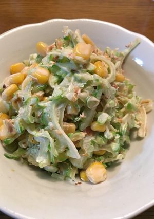 ゴーヤの麺つゆマヨサラダ-レシピのメイン写真