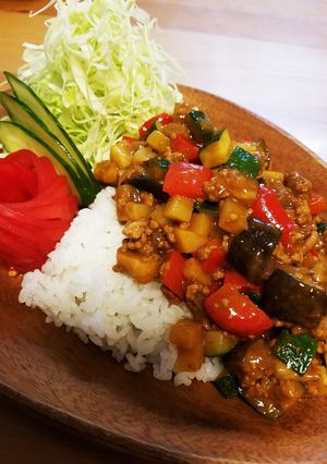 ♪夏野菜たっぷりキーマカレー♪-レシピのメイン写真