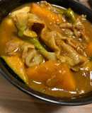 レトルトカレーで簡単カレーうどん