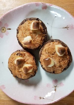 椎茸の明太ツナマヨ詰め-レシピのメイン写真
