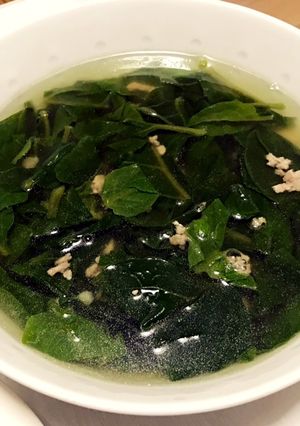 つるむらさきのスープ-レシピのメイン写真