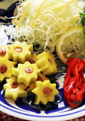 お弁当に♪可愛い！ちくわぶのお花ソテー-レシピのメイン写真
