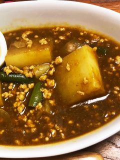 大根と挽肉の 和風カレー-レシピのメイン写真