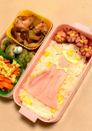 オーロラ姫のドレス弁当-レシピのメイン写真