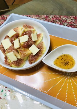 柿酢とイチジクのデザートサラダ-レシピのメイン写真