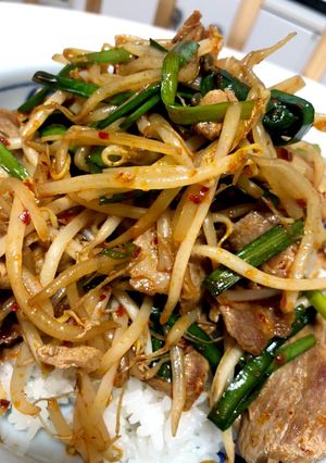 醤油とみりん1:1 簡単節約丼-レシピのメイン写真