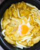 ★レンジ鍋で作る味染みカレーうどんと〆
