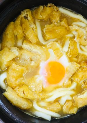 ★レンジ鍋で作る味染みカレーうどんと〆-レシピのメイン写真