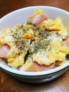 ソーセージの卵焼きヽ(‾▽‾)ノ-レシピのメイン写真