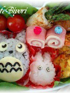 *簡単可愛いトトロのキャラ弁の作り方*-レシピのメイン写真