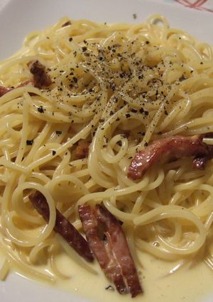 カルボナーラ-レシピのメイン写真