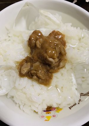暑い日に!かつおの酒盗入り水かけごはん-レシピのメイン写真