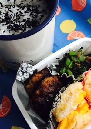 ハンバーグ弁当-レシピのメイン写真