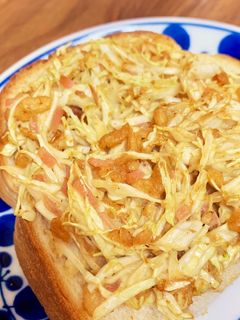 沼サン風お好み焼き風トースト-レシピのメイン写真