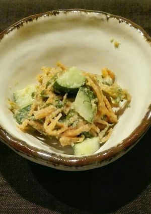 減塩　きゅうりとしそのごま和え-レシピのメイン写真