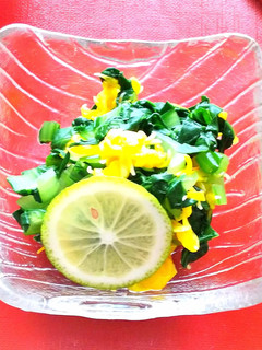 春菊と黄菊のお浸し-レシピのメイン写真