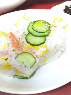 蟹と菊の混ぜ寿司-レシピのメイン写真