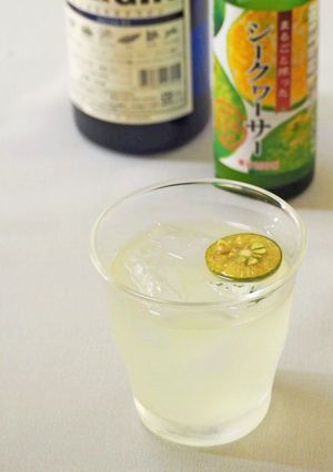 シークヮーサー香る沖縄風ジントニック-レシピのメイン写真