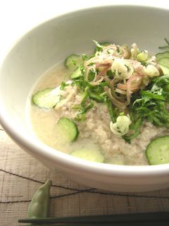 鯵の冷や汁-レシピのメイン写真