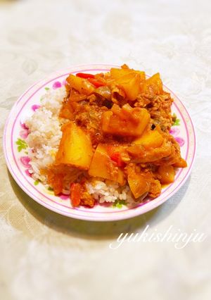 ダイエットに！野菜トマトカレー-レシピのメイン写真