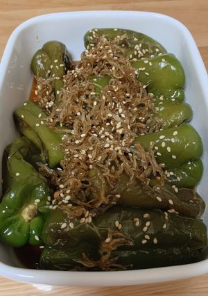 ピーマンとじゃこの炒り煮-レシピのメイン写真