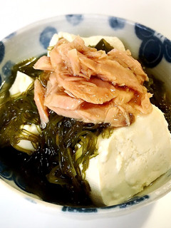 めかぶとツナの冷奴-レシピのメイン写真