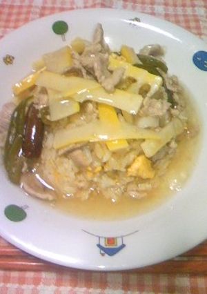 たけのこあんかけチャーハン-レシピのメイン写真