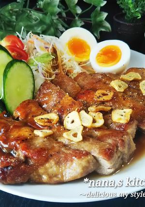 タレが旨い♥️飯ドロボー出現！トンテキ-レシピのメイン写真