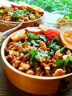 しいたけのそぼろふりかけ丼-レシピのメイン写真