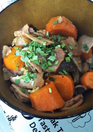 炊飯器で簡単、ベーコン煮込み-レシピのメイン写真