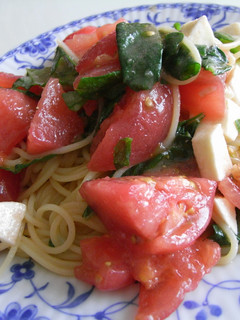 冷たいトマトパスタ-レシピのメイン写真