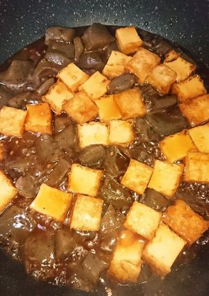 こんにゃくと厚揚げの味噌煮-レシピのメイン写真