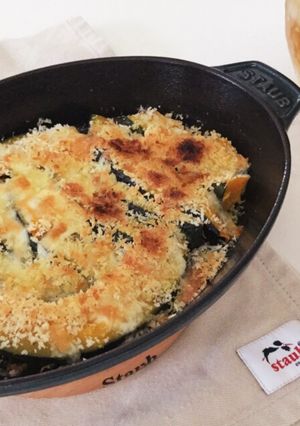 かぼちゃのチーズパン粉焼き-レシピのメイン写真