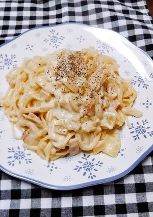 簡単♪カルボナーラ-レシピのメイン写真