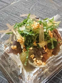 焼きナスのゴマポンサラダ-レシピのメイン写真
