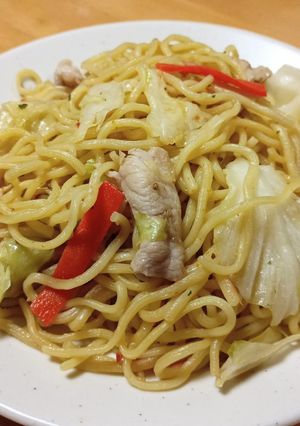 ゆずソルト香る☝️ゆずしょうゆ焼きそば-レシピのメイン写真