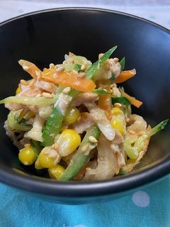 【学校給食】切り干し大根のサラダ-レシピのメイン写真