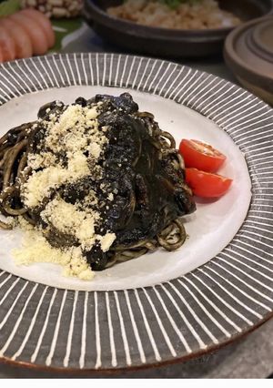 イカスミスパゲティ　☆☆☆-レシピのメイン写真