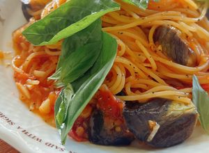 トマト缶を使わない！ナスとトマトのパスタ-レシピのメイン写真