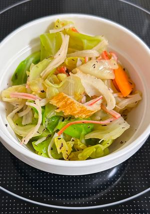 キャベツとちくわのゆかり和え-レシピのメイン写真
