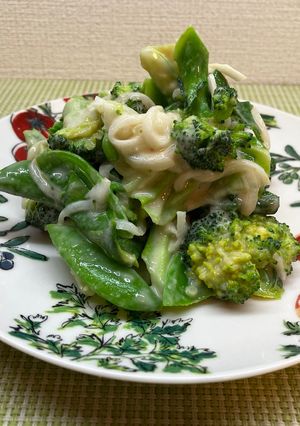春野菜のサラダ！白味噌ドレッシング♪-レシピのメイン写真