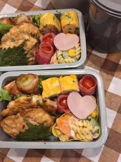 高1男子とパパの弁当241109-レシピのメイン写真
