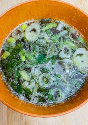 ネギ入り中華スープ-レシピのメイン写真
